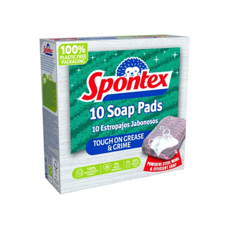 Czyścik Soap Pads 10 sztuk SPONTEX